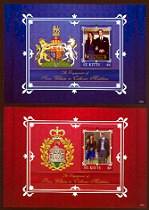 William & Kate - Royal Engagement Mint Set of 2 Mini-Sheets